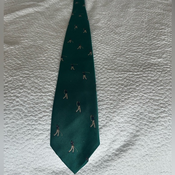 Robert Talbott Golf Tie – 100% Silk | Pebble Beach Collection - Picture 3 of 4
